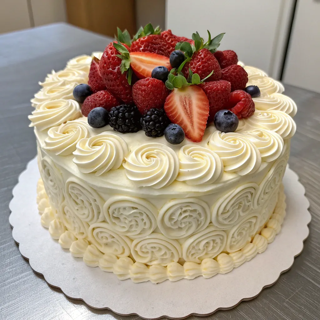 Image of a beautifully decorated cake